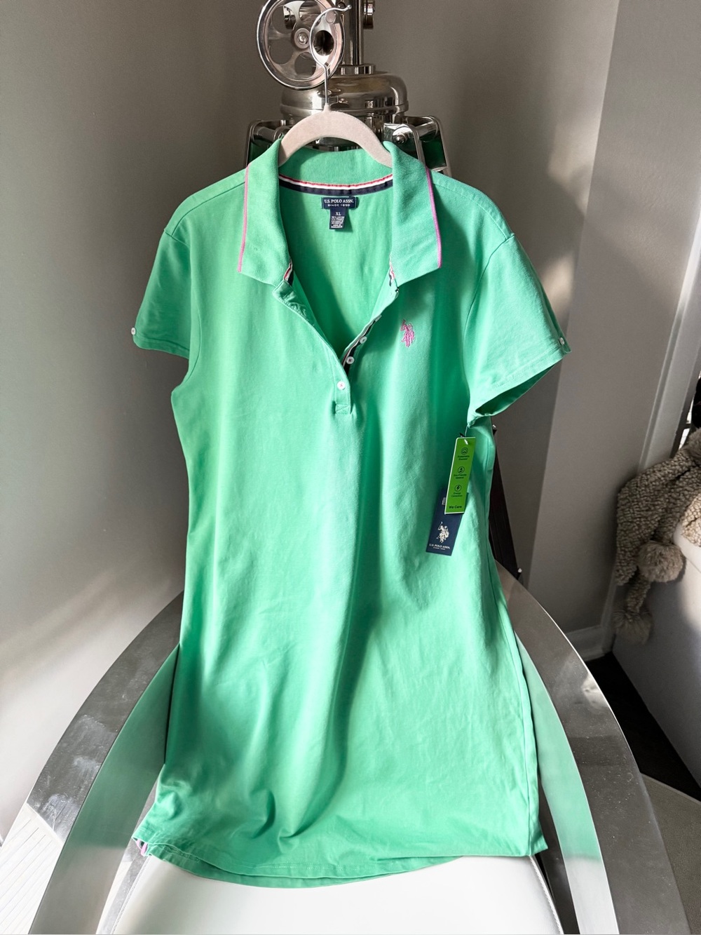 Women’s polo dress Golf ,Tennis Sz XL
Teal green